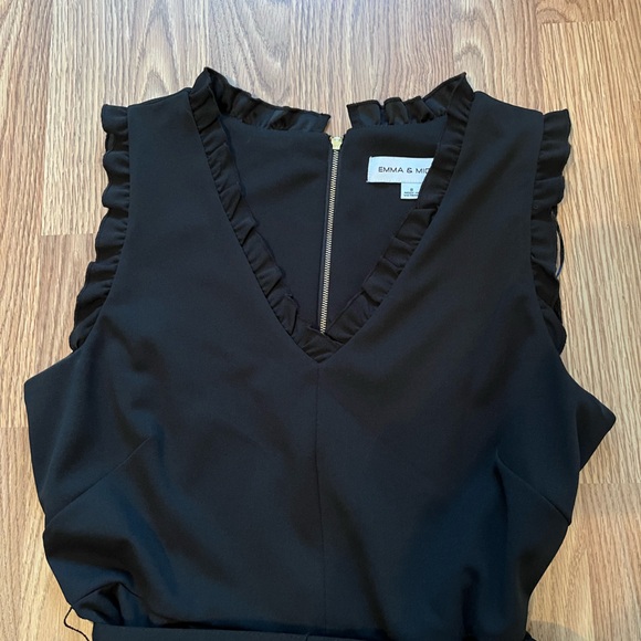 🖤 Emma & Michele black jumpsuit. Size 8. EUC. 🖤 - Picture 5 of 9